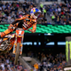 Ryan Dungey competing at the Monster Energy Supercross round in East Rutherford, New Jersey in 2016. Photo credit: Elsa/Getty Images